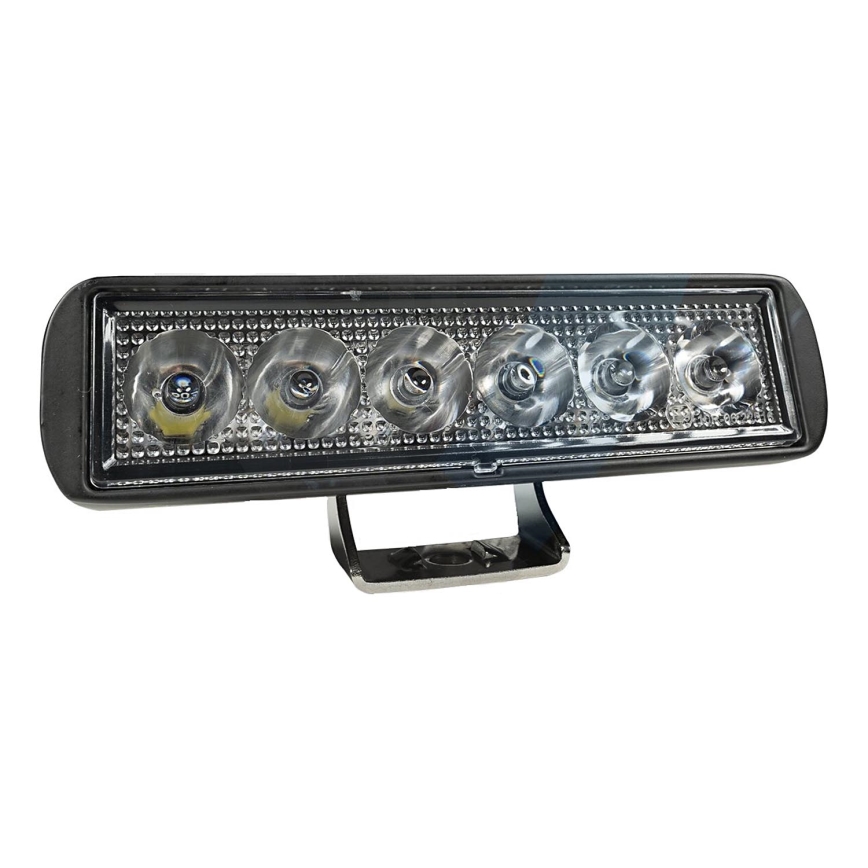 LED Schijnwerper voor de auto BLACK LED/18W/10-30V IP69 5700K rechthoekig