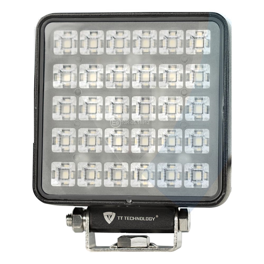 LED Schijnwerper voor de auto BLACK LED/30W/10-30V IP69 5700K hoekig