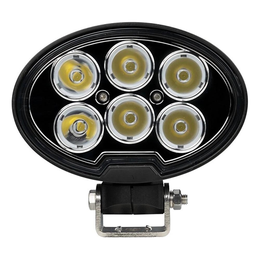 LED Schijnwerper voor de auto BLACK LED/60W/10-30V IP69 5700K ovaal