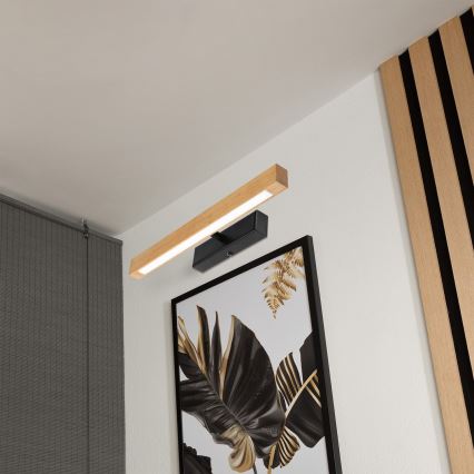 LED schilderijlamp VERDE LED/5,5W/230V 3000K 46 cm eiken/zwart