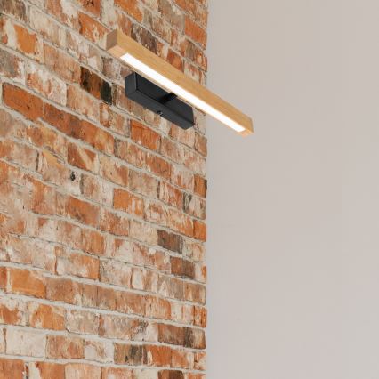 LED schilderijlamp VERDE LED/5,5W/230V 3000K 46 cm eiken/zwart