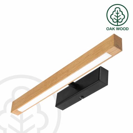 LED schilderijlamp VERDE LED/5,5W/230V 3000K 46 cm eiken/zwart