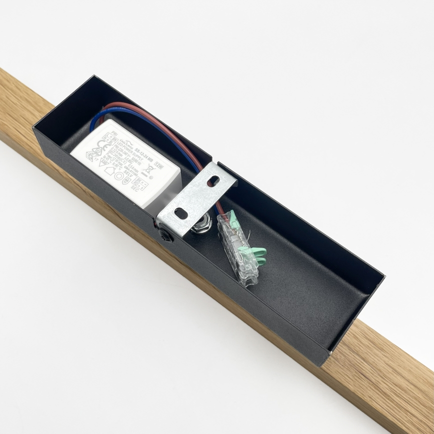 LED schilderijlamp VERDE LED/5,5W/230V 3000K 46 cm eiken/zwart