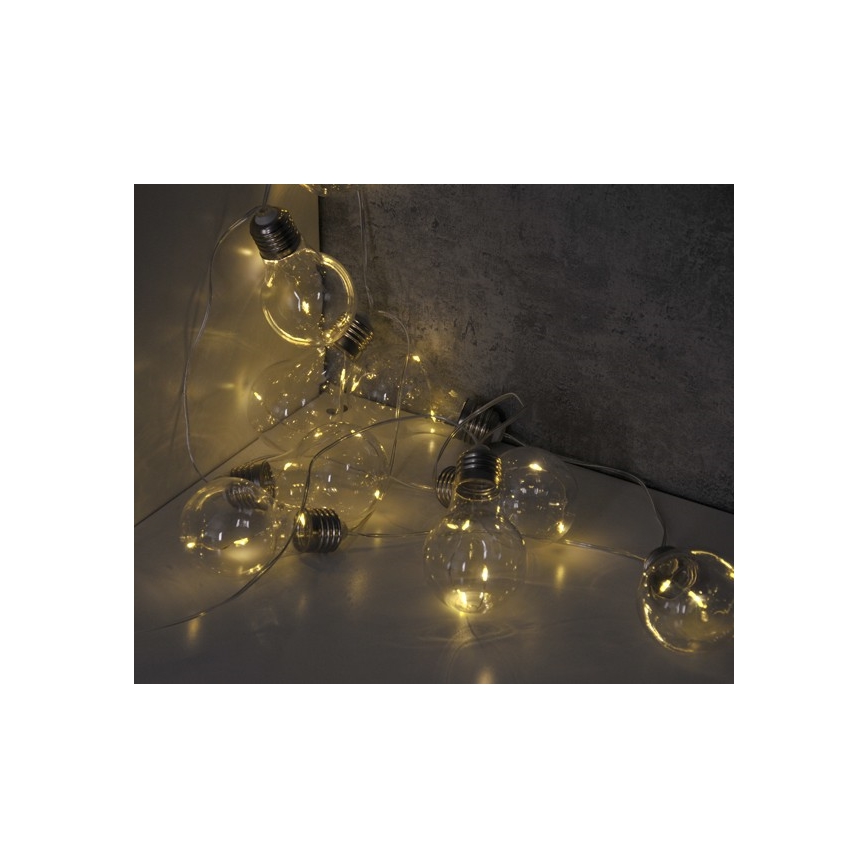 LED Sierketting SMOLDER 2,1 m 10xLED/2xAA