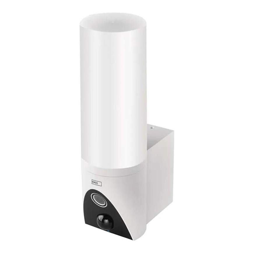 LED Slimme buitencamera met een licht GoSmart LED/12W/230V IP65 Wi-Fi Tuya wit