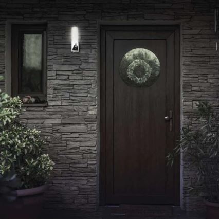 LED Slimme buitencamera met een licht GoSmart LED/12W/230V IP65 Wi-Fi Tuya wit