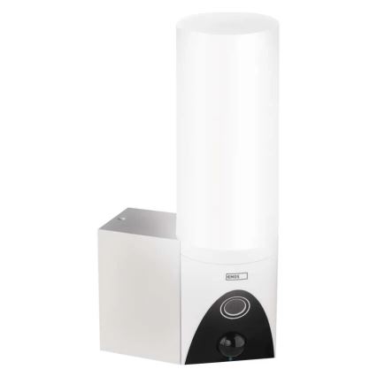 LED Slimme buitencamera met een licht GoSmart LED/12W/230V IP65 Wi-Fi Tuya wit