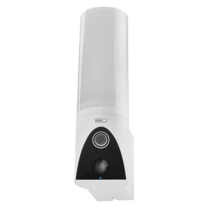 LED Slimme buitencamera met een licht GoSmart LED/12W/230V IP65 Wi-Fi Tuya wit
