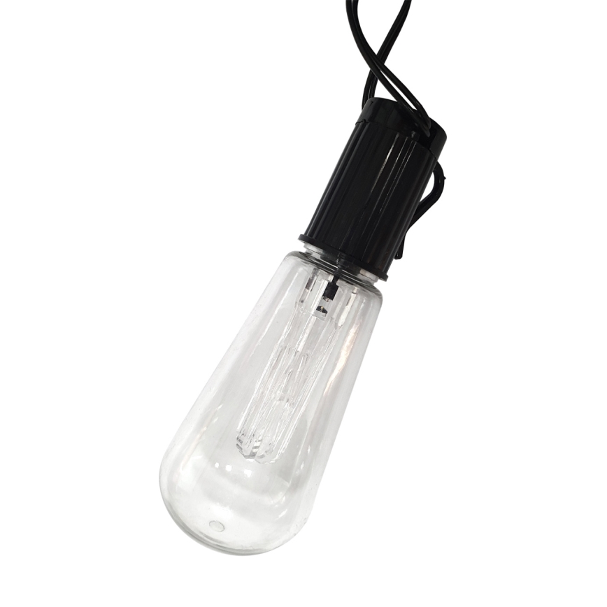 LED Solar buitenshuis ketting 10xLED/1,2V 2,2 m IP44