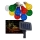 LED Solar buitenshuis ketting 10xLED/1,2V 300 mAh 2,2 m IP44 Meerdere kleuren