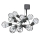 LED Solar buitenshuis ketting 10xLED/1,2V 300 mAh 3,8 m IP44
