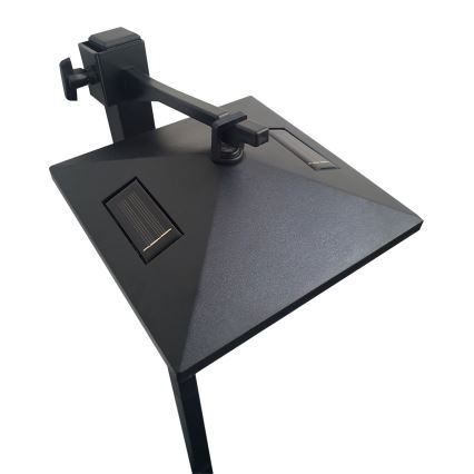 LED Solar buitenshuis lamp 3in1 LED/1,2V IP44 zwart