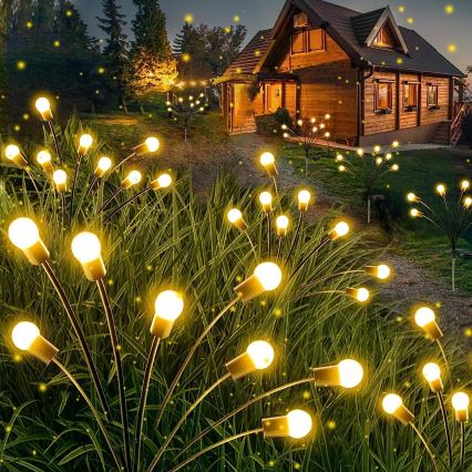 LED Solar decoratieve lamp 10xLED/1,2V 3000K 73 cm 600 mAh IP44