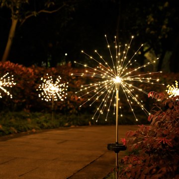 LED Solar decoratieve lamp 140xLED/1,2V 3000K 84 cm IP44