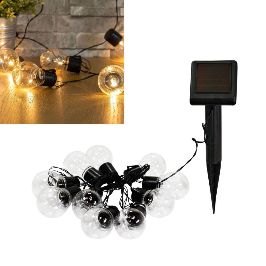 LED Solar Decoratieve lichtsnoer LED/1,2V 3,8 m IP44