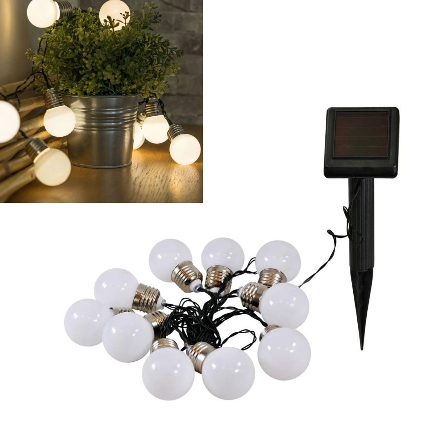 LED Solar Decoratieve lichtsnoer LED/1,2V 300 mAh 3,8 m IP44