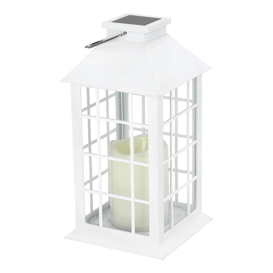 LED Solar hanglamp LED/0,02W/1,2V 1xAA 2700K IP44 200 mAh wit