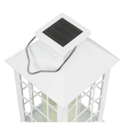 LED Solar hanglamp LED/0,02W/1,2V 1xAA 2700K IP44 200 mAh wit