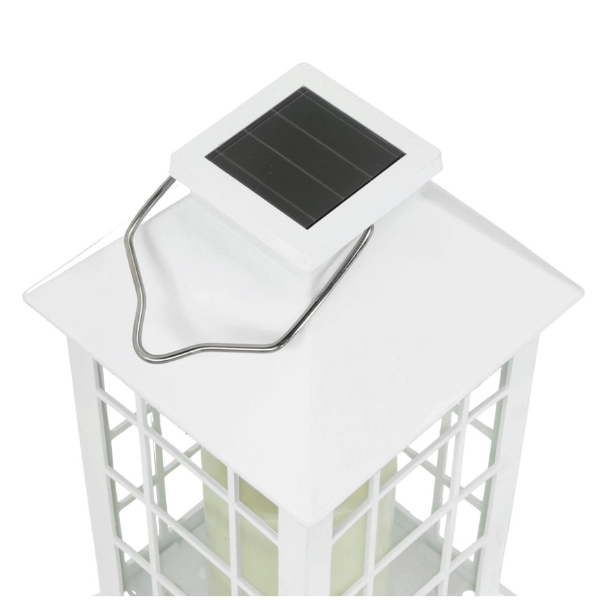 LED Solar hanglamp LED/0,02W/1,2V 1xAA 2700K IP44 200 mAh wit
