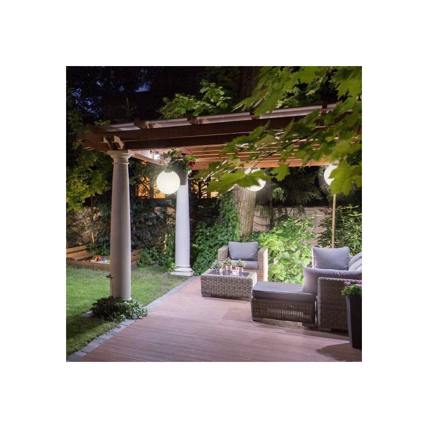 LED Solar hanglamp ORIGAMI LED/0,08W/1,2V 1xAAA 300mAh diameter 20 cm IP44