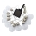 LED Solar ketting 10xLED/1,2V 2m 300 mAh IP44 warm wit