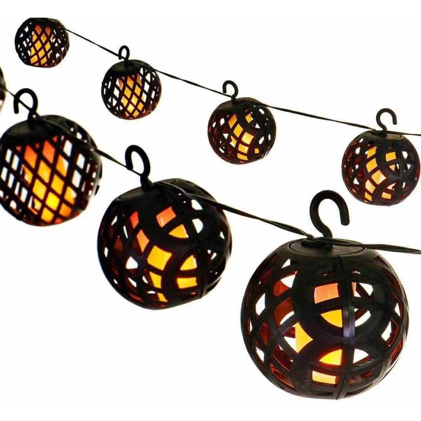 LED Solar ketting 60xLED/2m 400 mAh IP44