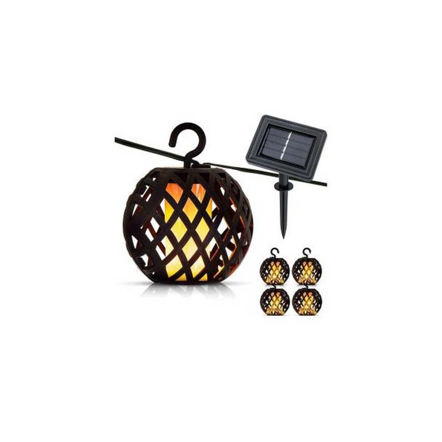 LED Solar ketting 60xLED/2m 400 mAh IP44