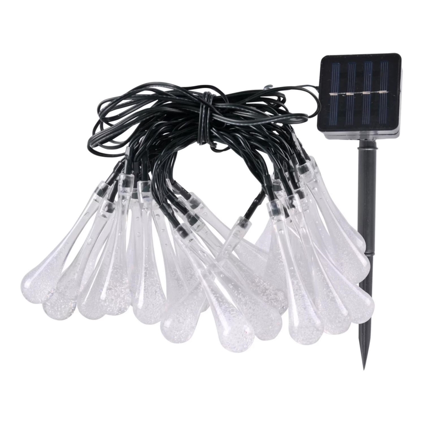 LED Solar ketting ICE 30xLED/1,2V 300 mAh IP44