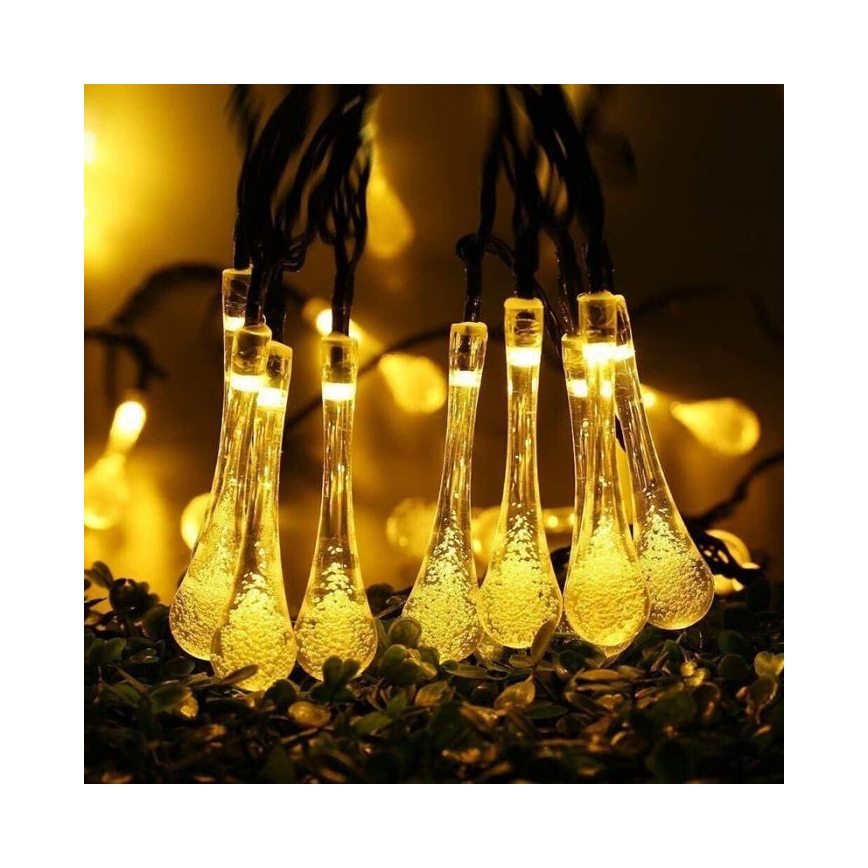 LED Solar ketting met schemersensor 20xLED/0,72W/1,2V 600 mAh 4,7m IP44