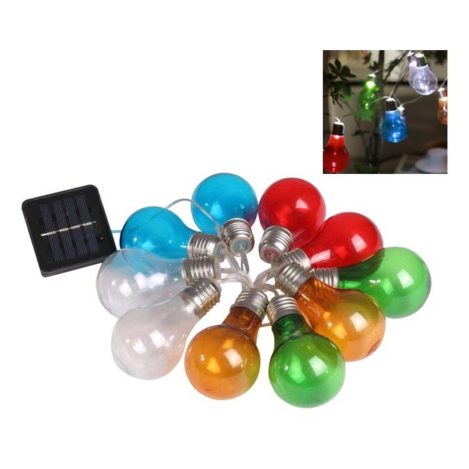 LED Solar ketting PARTY 10xLED/1,2V 400 mAh IP44