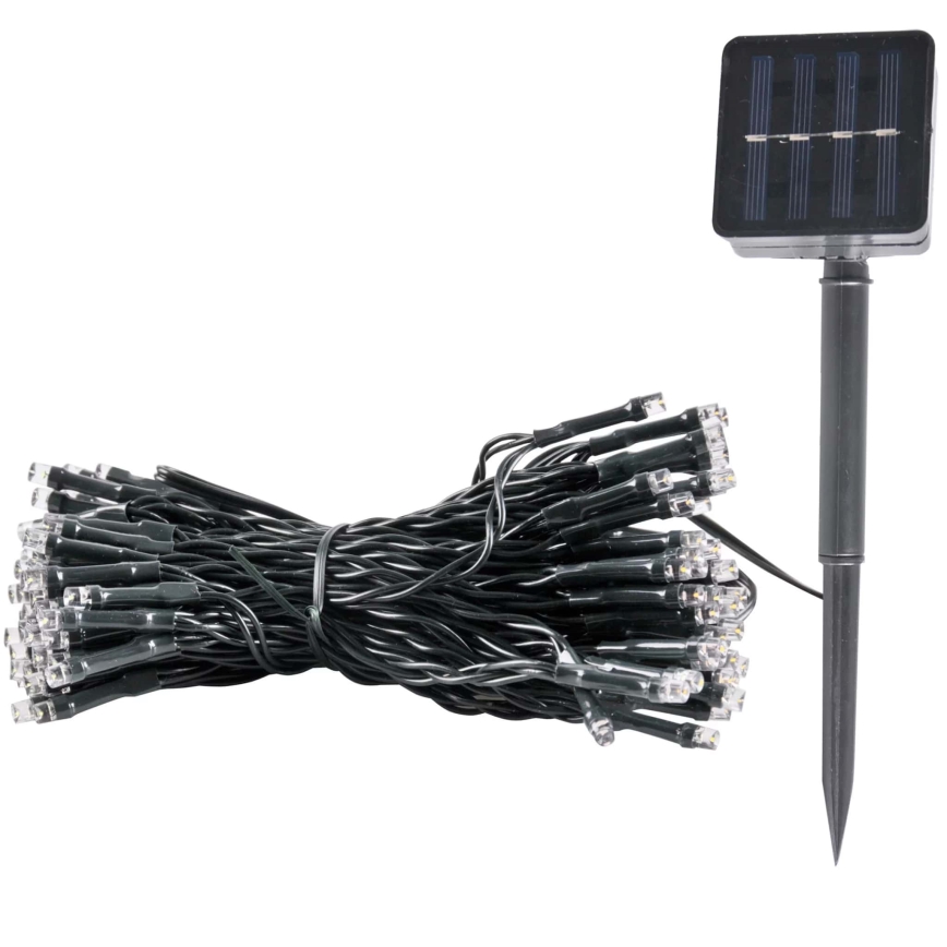 LED Solar ketting SHINE 100xLED/1,2V 11, 9 m IP44