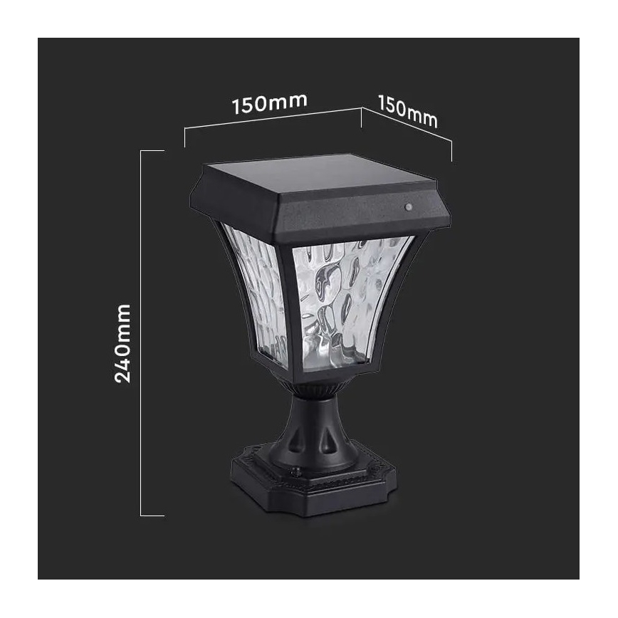 LED Solar lamp 3in1 LED/2W/5,5V IP65