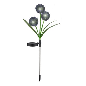 LED Solar lamp ALLIUM LED/1,2V 6500K 600 mAh IP44 zwart