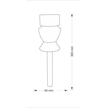 LED Solar lamp CRYSTAL 2xLED-RGB/0,02W/1xAAA mat chroom IP44