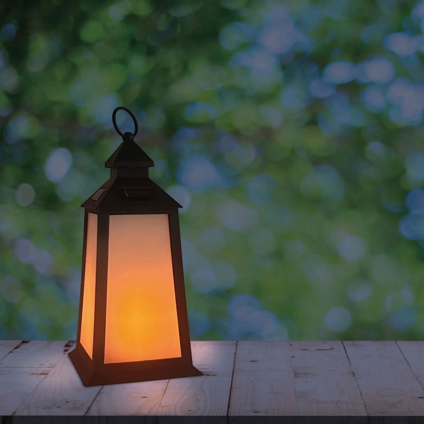 LED Solar lamp FENIX LED/1,2V 200 mAh IP44 zwart