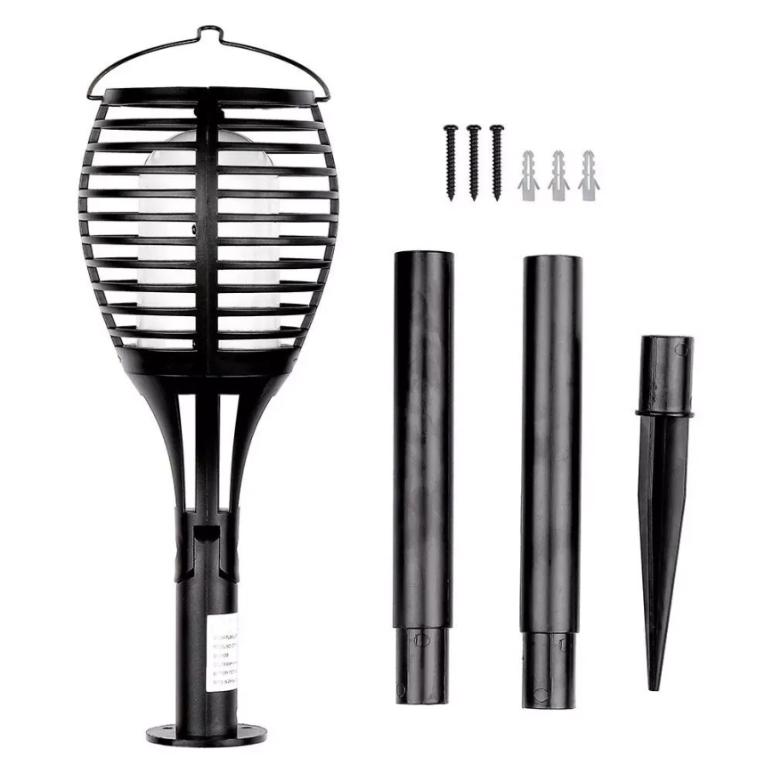 LED Solar lamp FLAME 4in1 1xLED/0,45W/3,7V IP44 500 mAh