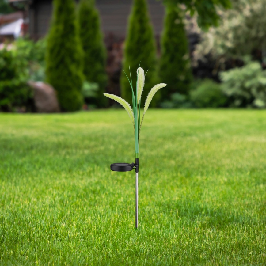 LED Solar lamp FLORA LED/1,2V 3000K 600 mAh IP44 zwart