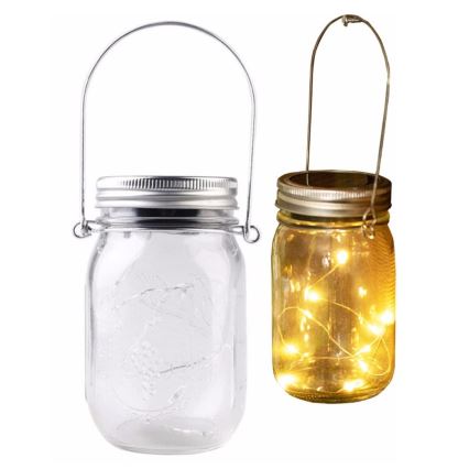 LED Solar lamp JAR LED/1,2V 600 mAh IP44