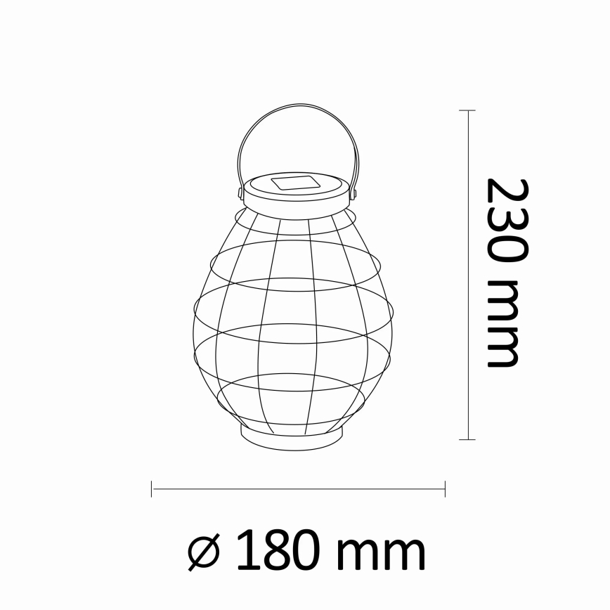LED Solar lamp KOGE LED/1,2V 300 mAh IP44