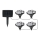 LED Solar lamp LED/0,14W/2V IP44 paws