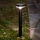 LED Solar lamp met sensor GWINEA LED/4,5W/3,7V 2000 mAh 50 cm IP44 zwart