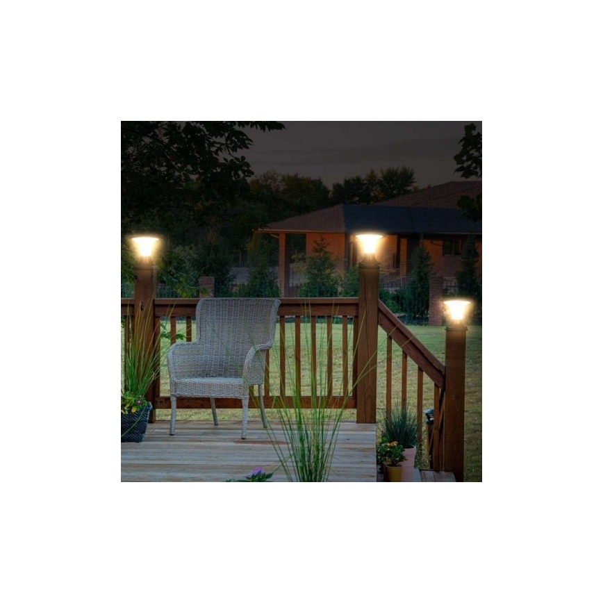 LED Solar lamp met sensor LED/15W/3,2V 4000K/6000K IP65 6000 mAh