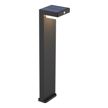 LED Solar lamp met sensor MALI LED/4,5W/3,7V 2000 mAh IP44 zwart