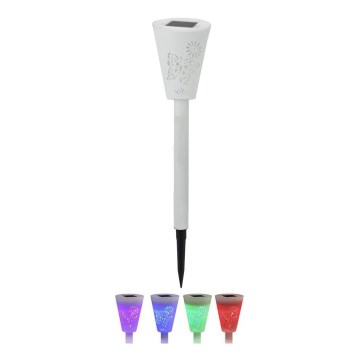 LED Solar lamp PIANO RGB LED/1,2V IP44