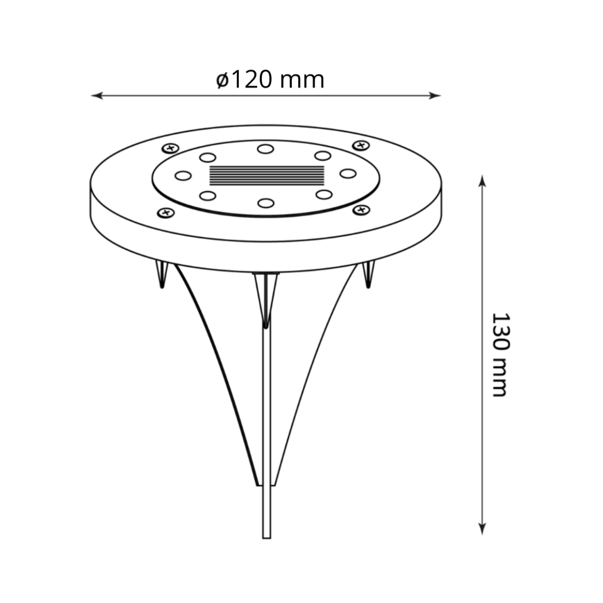 LED Solar lamp SOL LED/1,2V IP44