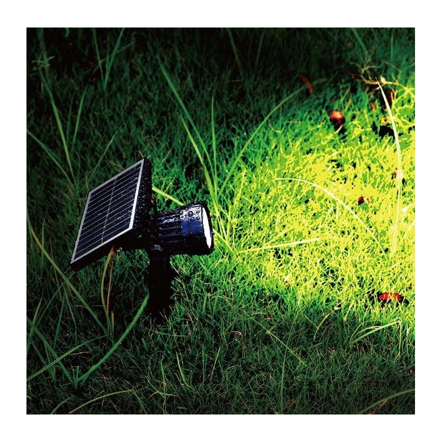 LED Solar lamp SPIKE LED/2W/5,5V IP65 3000K 1200 mAh