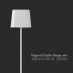LED Solar dimbaar magnetic aanraken rechargeable tafellamp LED/5W/5V 3000-6000K 3600 mAh IP65 wit