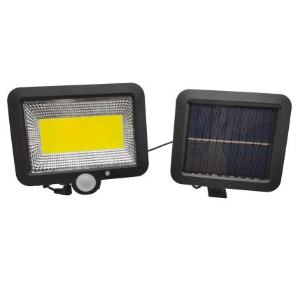 LED Solar schijnwerper met een sensor DUO LED/1W/3.7V IP44