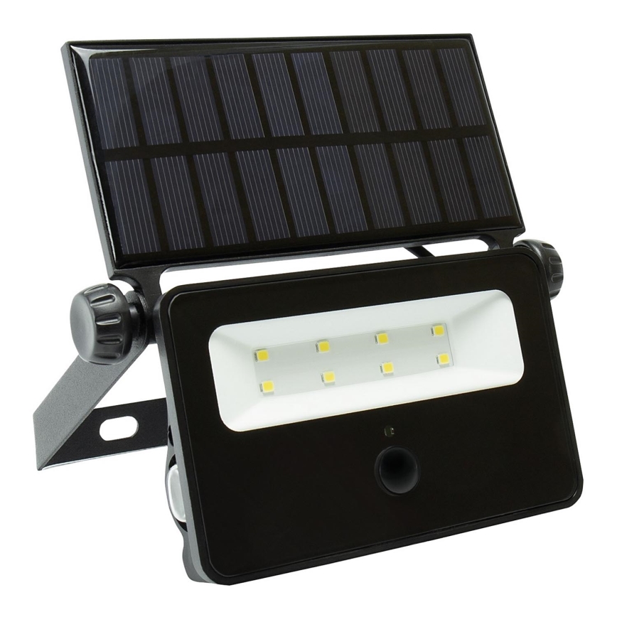 LED Solar schijnwerper met sensor NOCTIS LED/2W/1800 mAh 3.7V 6000K IP65