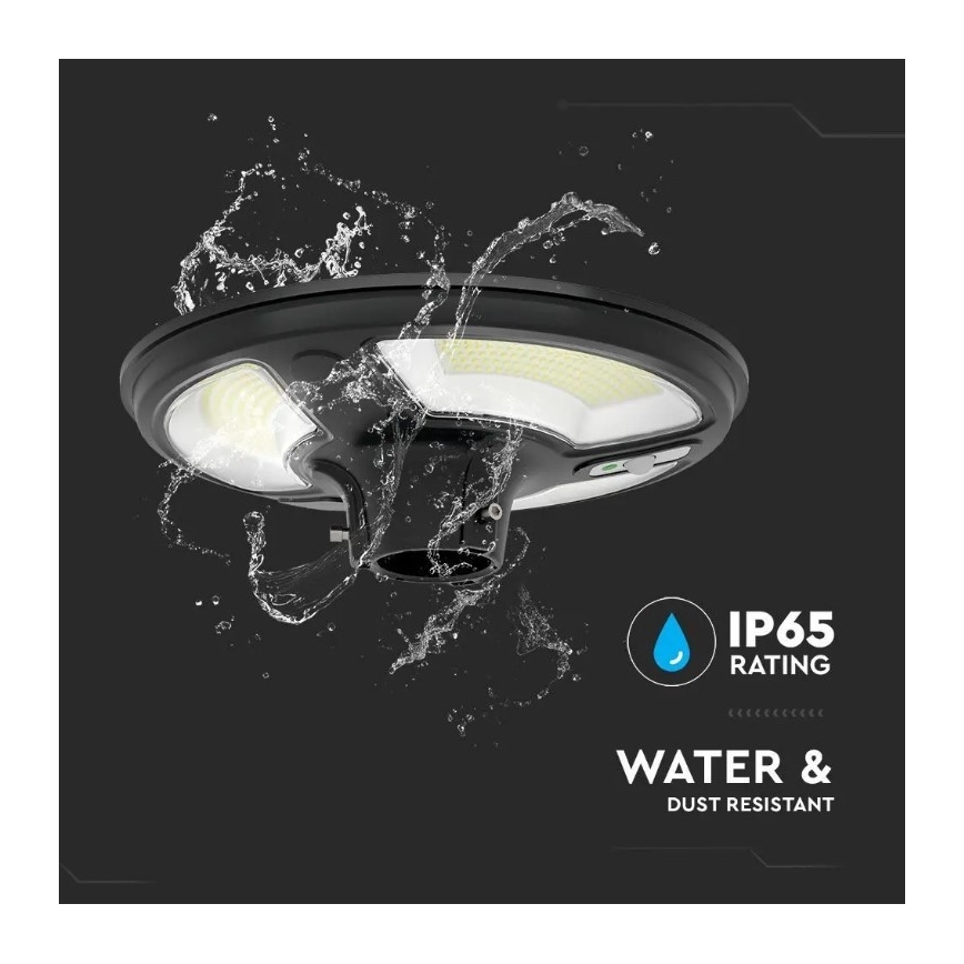 LED Solar Straat Lamp met Sensor LED/10W/3,2V 6500K IP65 + afstandsbediening